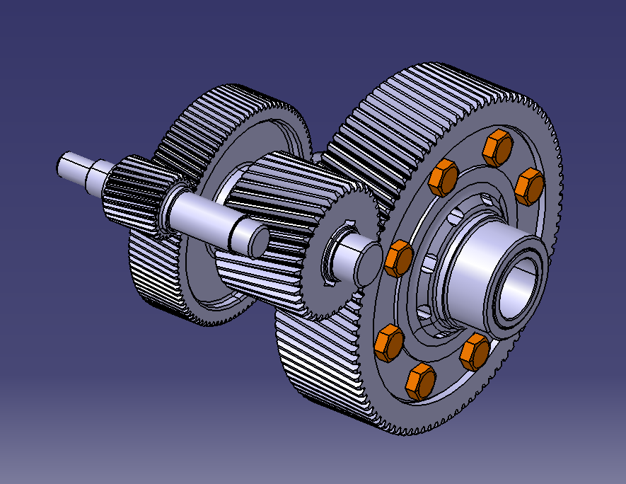 新能源电动车驱动桥设计【三维CATIA+CAD图纸+说明书】
